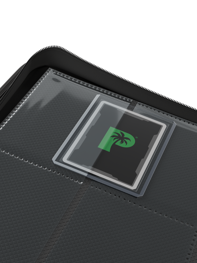 PALMS OFF COLLECTOR SERIES 9 POCKET TOPLOADER BINDER ( BLACK ) 216 SLOTS