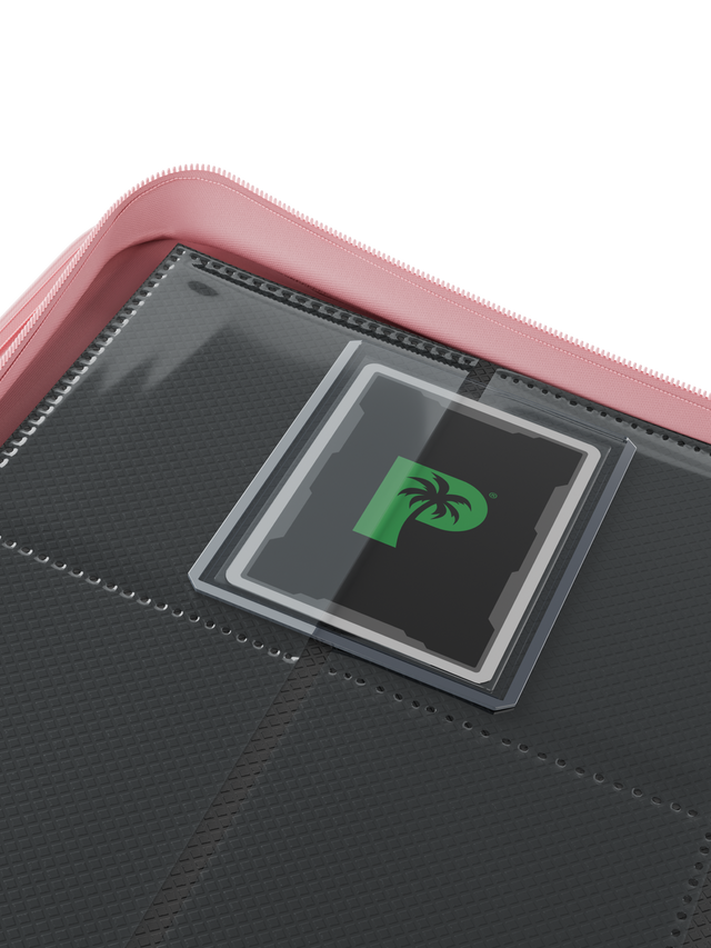 PALMS OFF COLLECTOR SERIES 9 POCKET TOPLOADER BINDER ( PINK ) 216 SLOTS