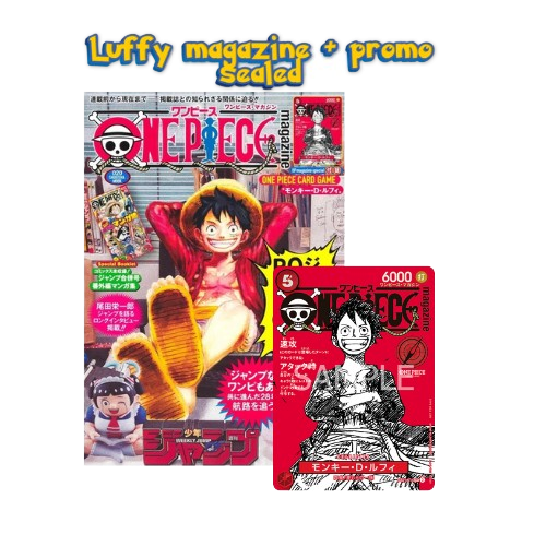 Luffy Magazine & promo Sealed